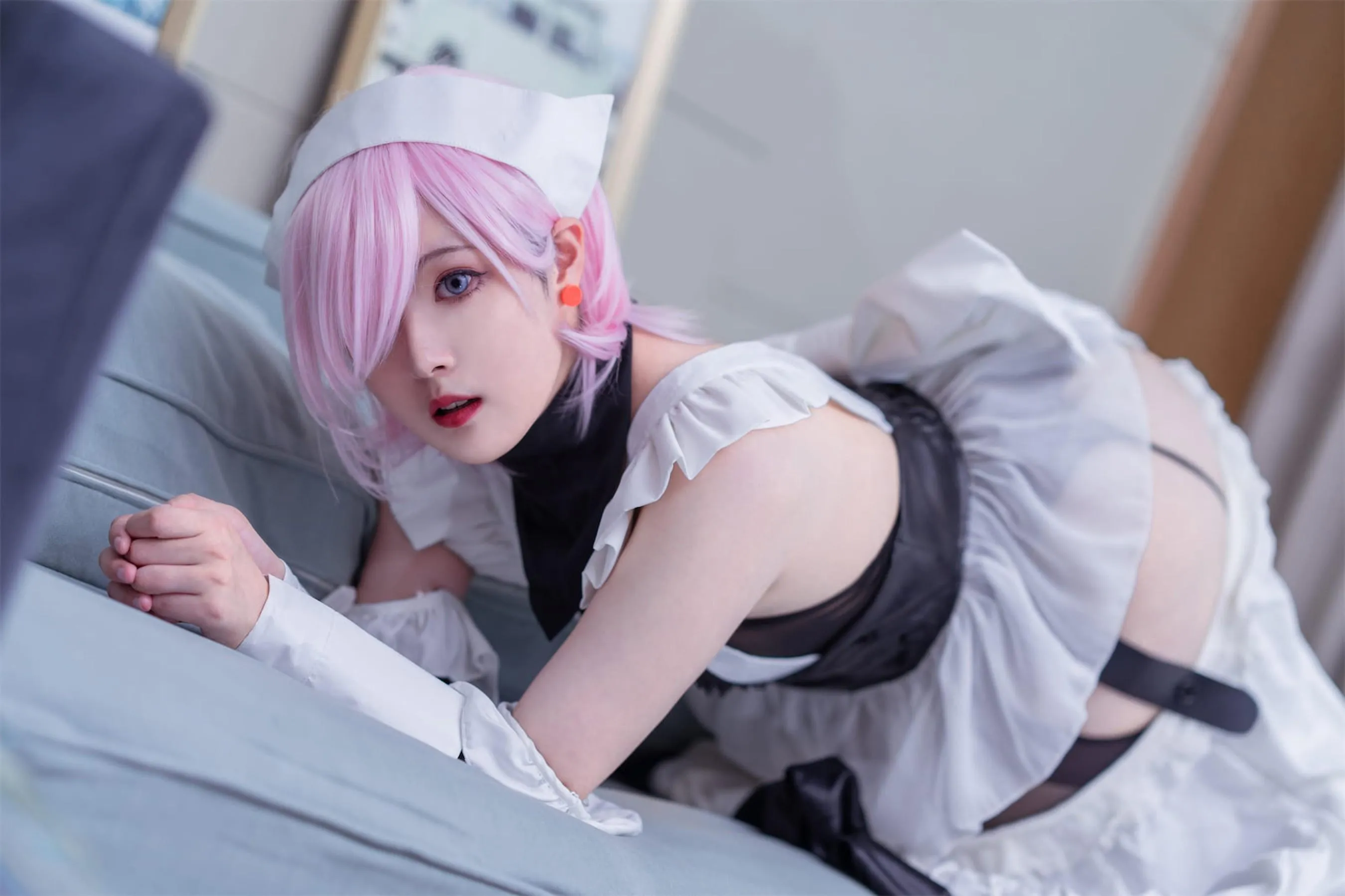 Natsuko夏夏子 – NO.17 宫本武藏女仆 [39P]插图4